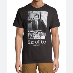The office size extra large black T-shirt